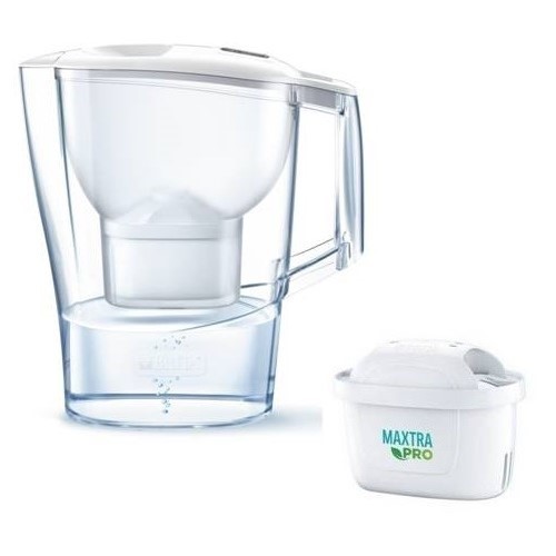 JARRA AGUA BRITA ALUNA BLANCA + 1 FILTRO
